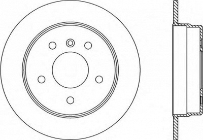 OPEN PARTS bda195210 -  Тормозной диск